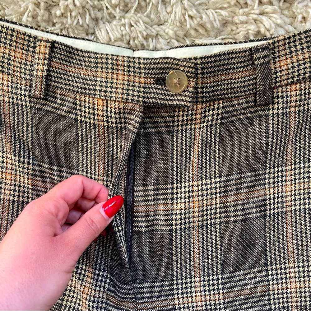 Acne Wool Prince Of Wales Checkered Trousers - Picture 8 of 13